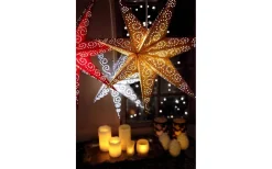 Star Trading Antique Julstjärna 60cm Vit* Visa Alla Julstjärnor|Julstjärnor Med Sladd