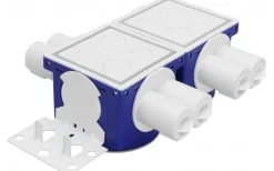 Malmbergs Apparatdosa Twistline, Kombidosa liggande 2 st, studs 6x16/20* Förläggningsmaterial