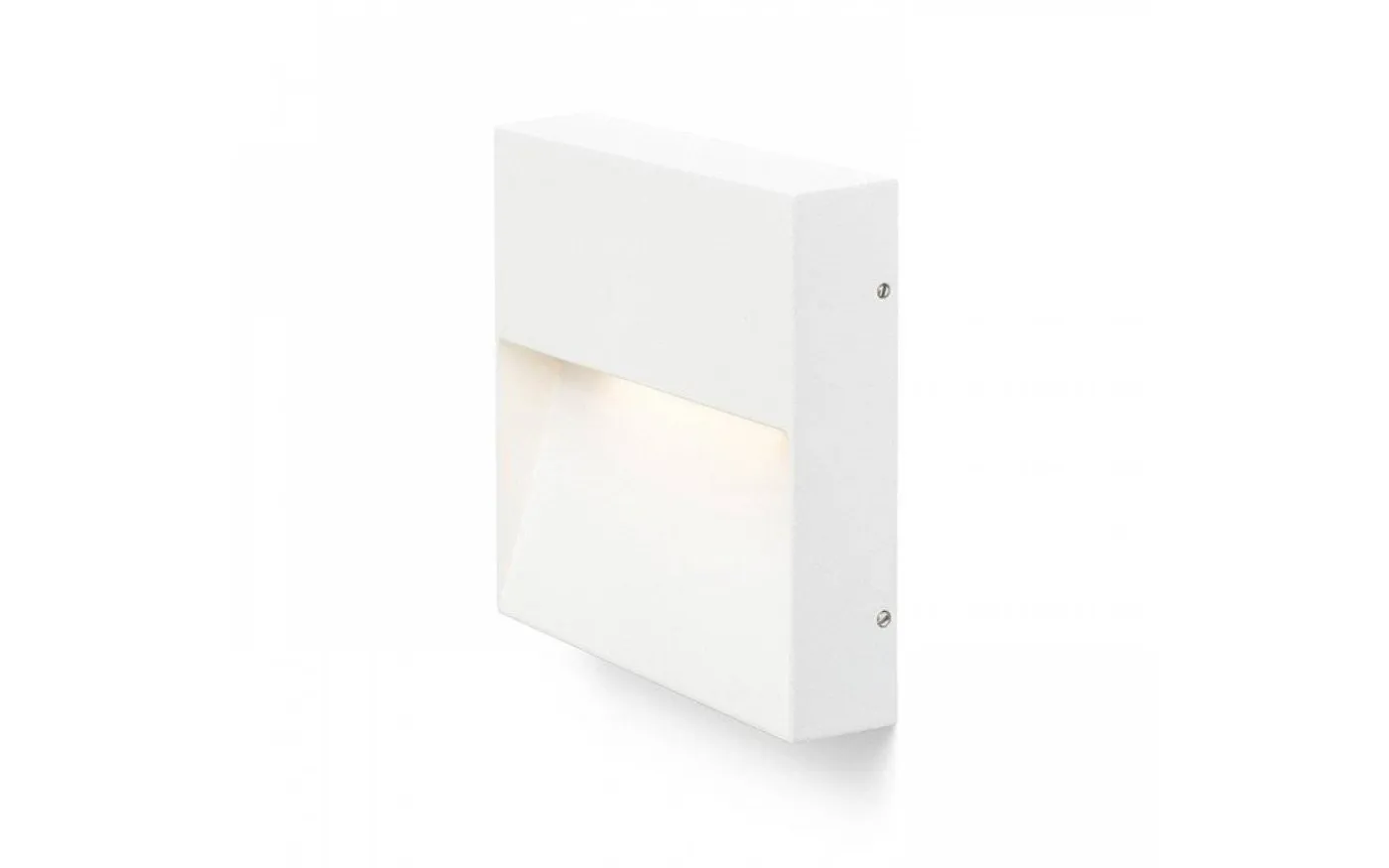 Aqila SQ Vägglampa LED 3000K 6W Vit IP54