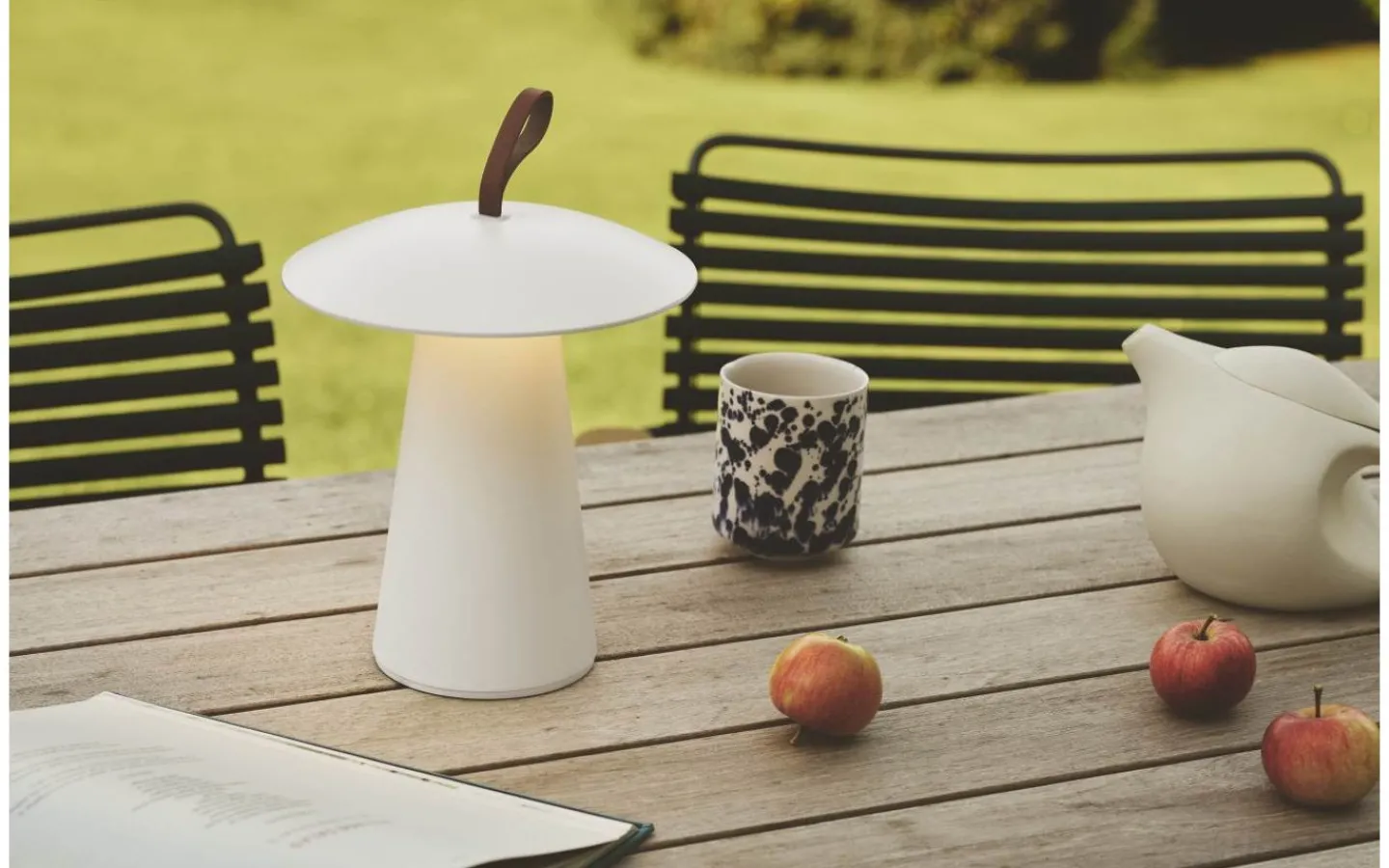 Nordlux Ara To-Go 2 Uppladdningsbar Lampa 29cm LED 3000K 2W Vit IP54* Uppladdningsbara Lampor Utomhus|Uppladdningsbara Lampor Utomhus