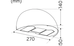 Upp Eller Nedljus Lampor|Vägglampor Utomhus<Hidealite Arc Vägglampa LED 3000K 7W Antracit IP65