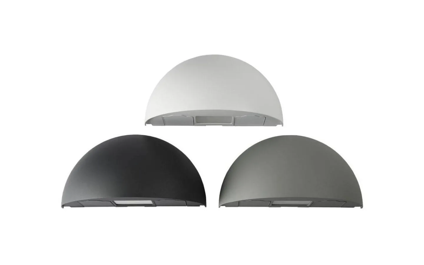 Upp Eller Nedljus Lampor|Vägglampor Utomhus<Hidealite Arc Vägglampa med uttag LED 3000K 7W Antracit IP54