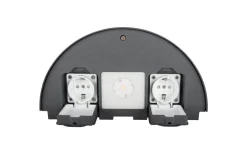 Upp Eller Nedljus Lampor|Vägglampor Utomhus<Hidealite Arc Vägglampa med uttag LED 3000K 7W Antracit IP54