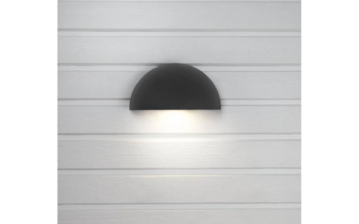 Upp Eller Nedljus Lampor|Vägglampor Utomhus<Hidealite Arc Vägglampa med uttag LED 3000K 7W Antracit IP54