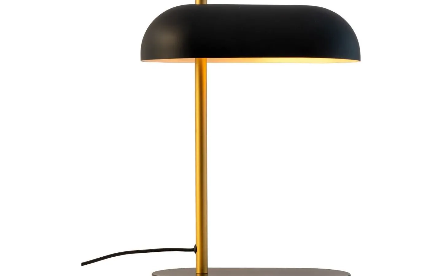 Dyberg Larsen Arch Skrivbordslampa 36cm Mattsvart/Mässing* Skrivbordslampor