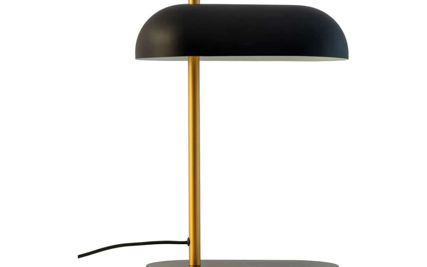 Dyberg Larsen Arch Skrivbordslampa 36cm Mattsvart/Mässing* Skrivbordslampor