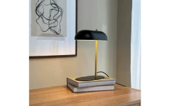 Dyberg Larsen Arch Skrivbordslampa 36cm Mattsvart/Mässing* Skrivbordslampor