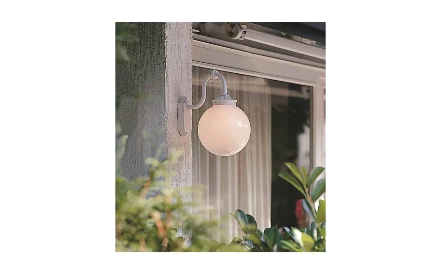 Vägglyktor<Konstsmide Arcturus Vägglampa Ned Vit IP23