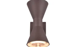 Trio Lighting Ardas Vägglampa 2-delad GU10 rustik IP44* Upp & Nedljus Lampor