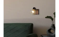 Reality Ardon Spotlight E14 mattsvart/polerad mässing* Läslampor