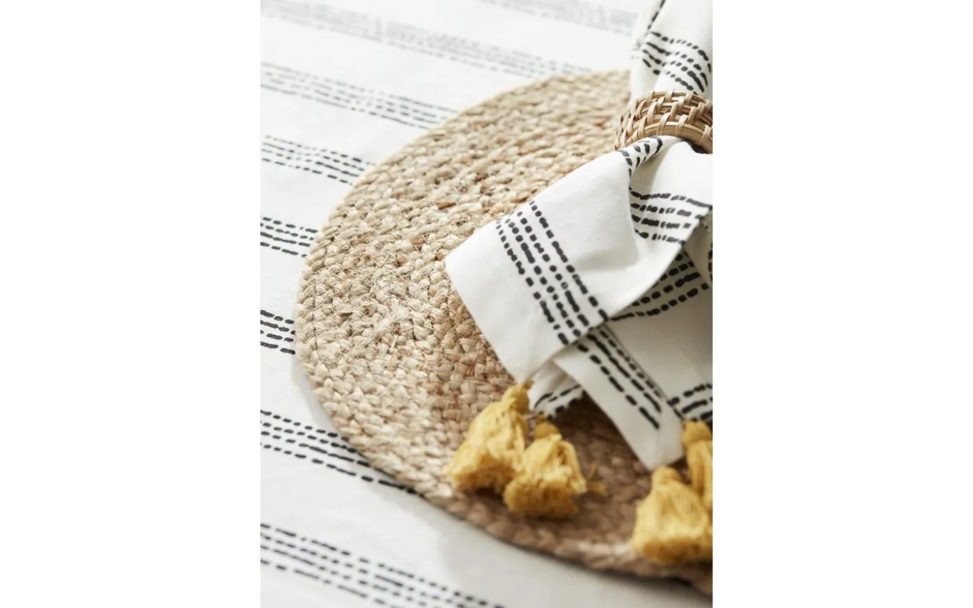 Arendal 2-pack Bordstablett Jute 38cm