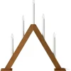 Ariele Adventsljusstake 53cm Ljusbrun