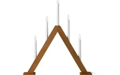 Ariele Adventsljusstake 53cm Ljusbrun