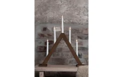 Ariele Adventsljusstake 53cm Ljusbrun