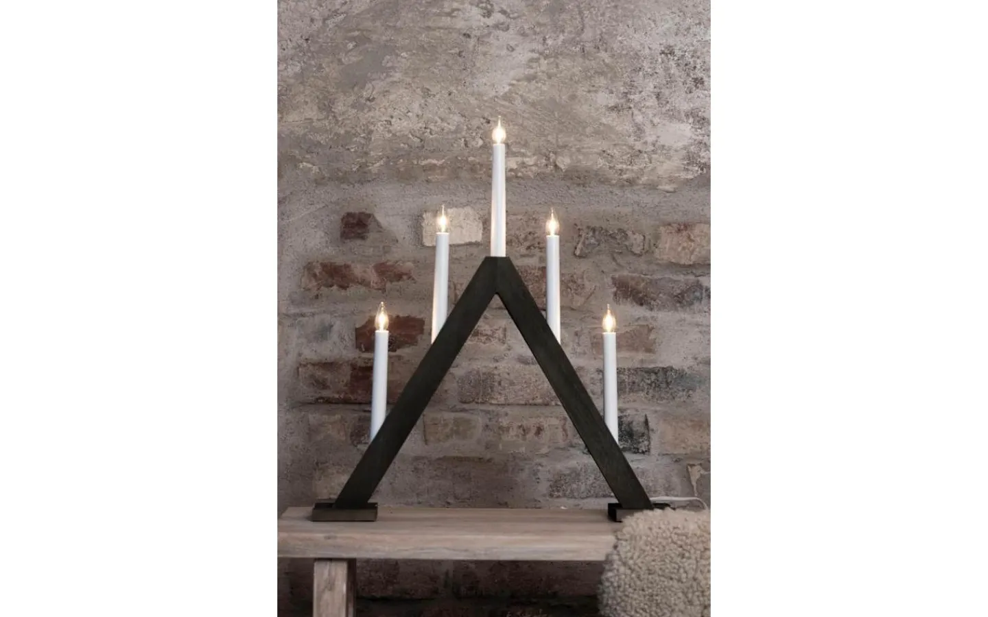 Markslojd Ariele Adventsljusstake 53cm Mörkbrun* Visa Alla Adventsljusstakar|Adventsljusstakar 31-60 Cm