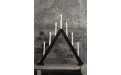 Ariele Adventsljusstake 7L 62cm Mörkbrun Bets