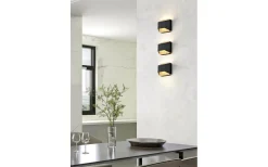 Trio Lighting Arino Vägglampa LED 12cm mattsvart* Lampetter