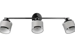 Avlånga Takspotlights|Takspot Med 3 Lampor<Trio Lighting Arosa Spotlight 3-delad E14 krom/grå