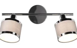 Trio Lighting Arosa Spotlight 2-delad E14 krom/grå* Takspot Med 2 Lampor