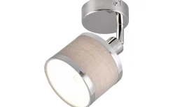 Läslampor<Trio Lighting Arosa Spotlight E14 krom/grå