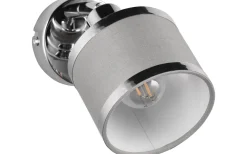 Läslampor<Trio Lighting Arosa Spotlight E14 krom/grå