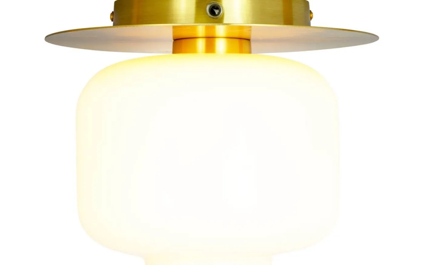 Arp Plafond 25cm Opal/Mässing