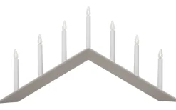 Arrow Adventsljusstake Beige 36cm