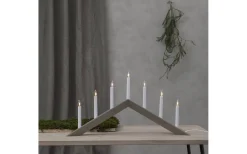 Arrow Adventsljusstake Beige 36cm