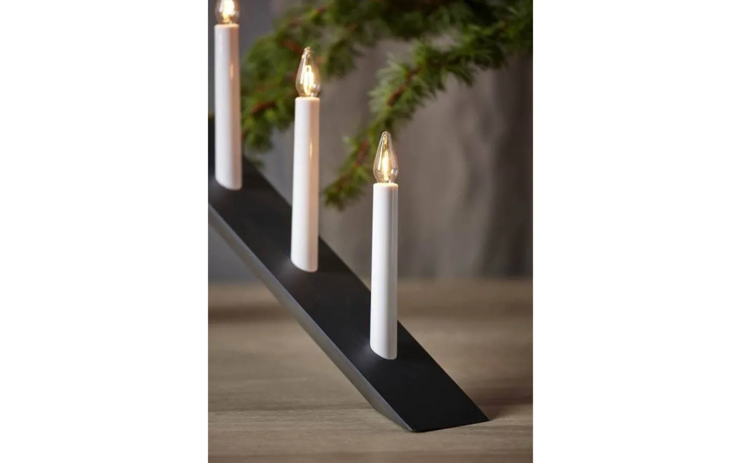 Star Trading Arrow Adventsljusstake Grå 64cm* Visa Alla Adventsljusstakar|Adventsljusstakar 61-120 Cm