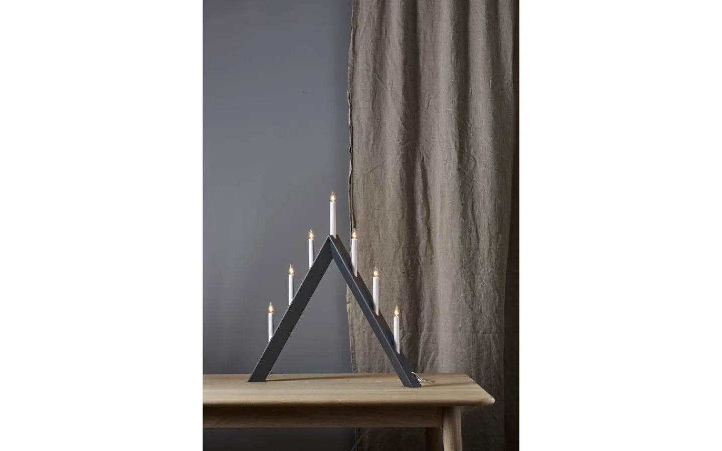 Star Trading Arrow Adventsljusstake Grå 64cm* Visa Alla Adventsljusstakar|Adventsljusstakar 61-120 Cm