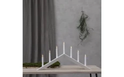 Visa Alla Adventsljusstakar|Adventsljusstakar 31-60 Cm<Star Trading Arrow Adventsljusstake Vit 36cm