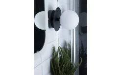 Globen Lighting Art Deco Badrumslampa Svart/Vit IP44* Badrum|Badrumslampor Vägg