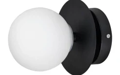 Globen Lighting Art Deco Badrumslampa Svart/Vit IP44* Badrum|Badrumslampor Vägg