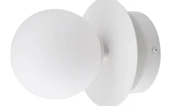 Badrumslampor Vägg|Badrumslampor Tak<Globen Lighting Art Deco Vägglampa/Plafond 16cm IP44 Vit