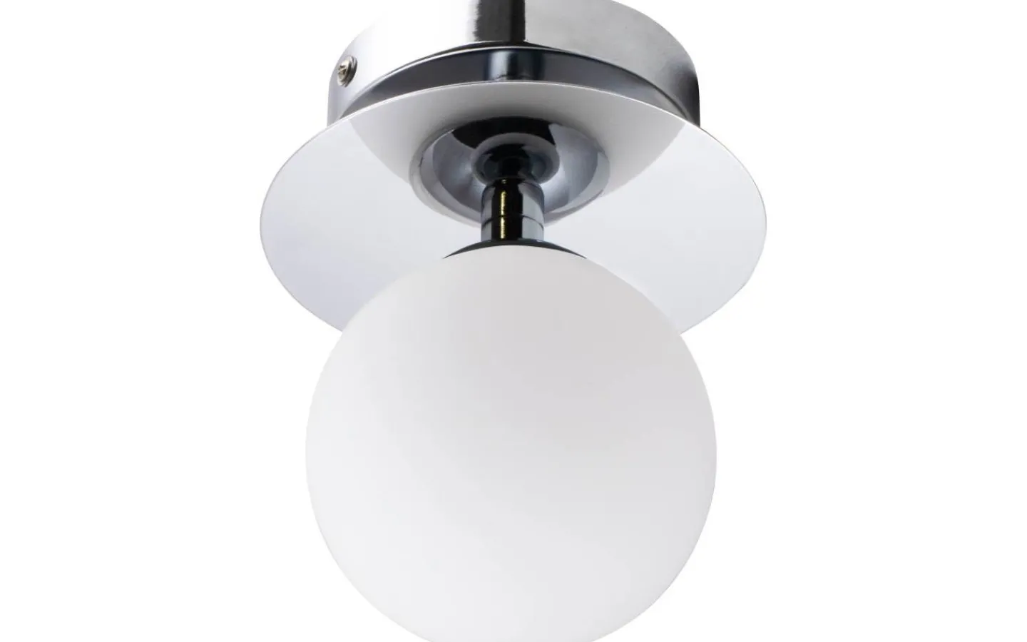 Badrumslampor Vägg|Badrumslampor Tak<Globen Lighting Art Deco Vägglampa/Plafond Krom/Vit IP44