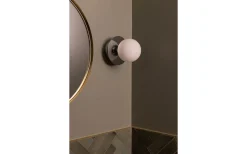 Badrumslampor Vägg|Badrumslampor Tak<Globen Lighting Art Deco Vägglampa/Plafond Krom/Vit IP44