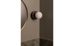 Globen Lighting Art Deco Vägglampa/Plafond Bronze/Vit IP44* Badrumslampor Vägg|Badrumslampor Tak