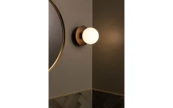 Globen Lighting Art Deco Vägglampa/Plafond Bronze/Vit IP44* Badrumslampor Vägg|Badrumslampor Tak