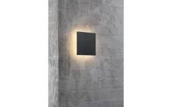 Vägglampor Utomhus<Nordlux Artego Square Vägglampa LED 3000K 8W Svart IP54