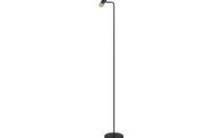 Oriva Artemis Golvlampa 145cm Svart/Guld* Golvläslampor