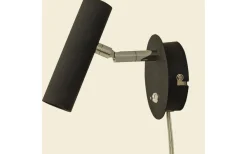 Aneta Artic Vägglampa LED 6W 3000K Svart/Krom* Sovrum|Läslampor