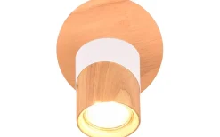 Trio Lighting Aruni Spotlight GU10 trä/matt vit* Läslampor