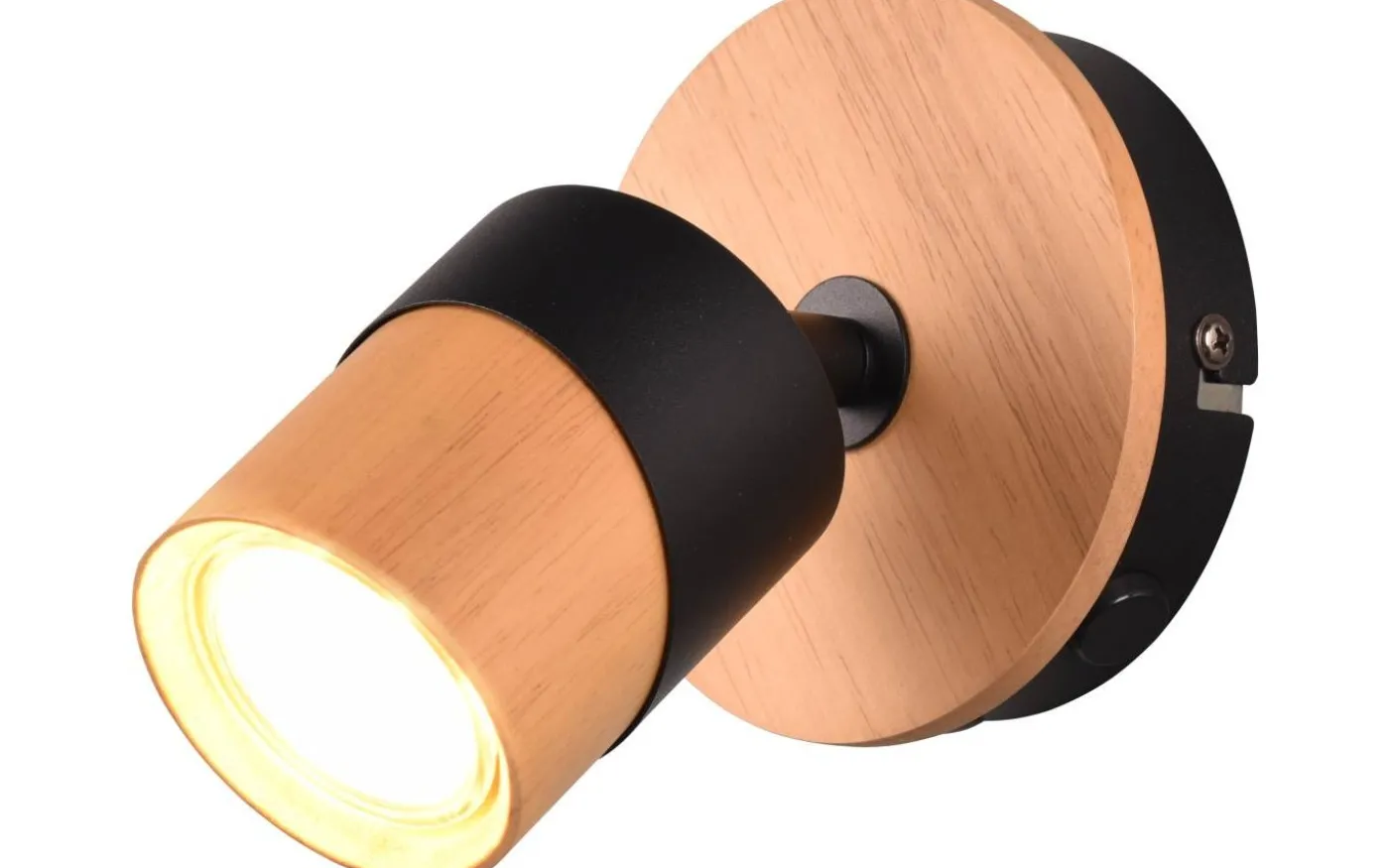 Aruni Spotlight GU10 trä/matt svart