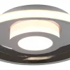 Badrumslampor Tak<Trio Lighting Ascari H2O Plafond LED 30cm krom IP44