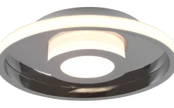 Badrumslampor Tak<Trio Lighting Ascari H2O Plafond LED 30cm krom IP44