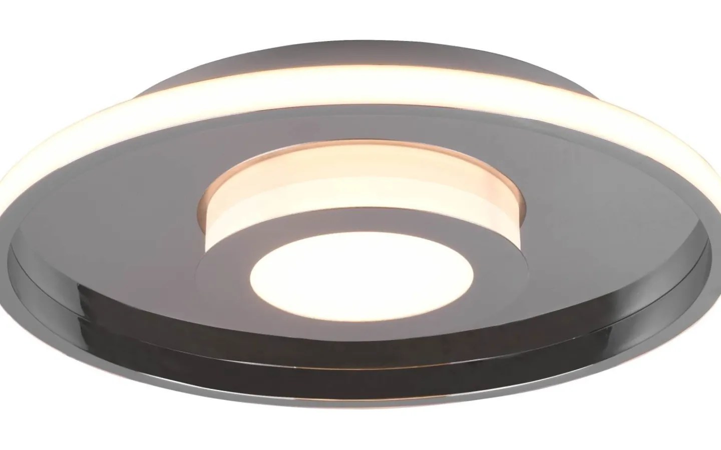 Trio Lighting Ascari H2O Plafond LED 40cm krom IP44* Badrumslampor Tak