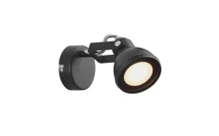 Sovrum|Läslampor<Nordlux Aslak Vägglampa Svart