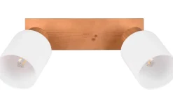 Assam Spotlight 2-delad E14 trä/vit