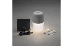 Solcellslampor Dekoration|Visa Alla Solcellslampor<Konstsmide Assisi Solcell/USB-lampa Hängande/Stående Dimbar Grå