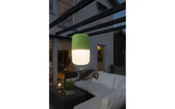 Assisi Solcell/USB-lampa Hängande/Stående Dimbar Grön